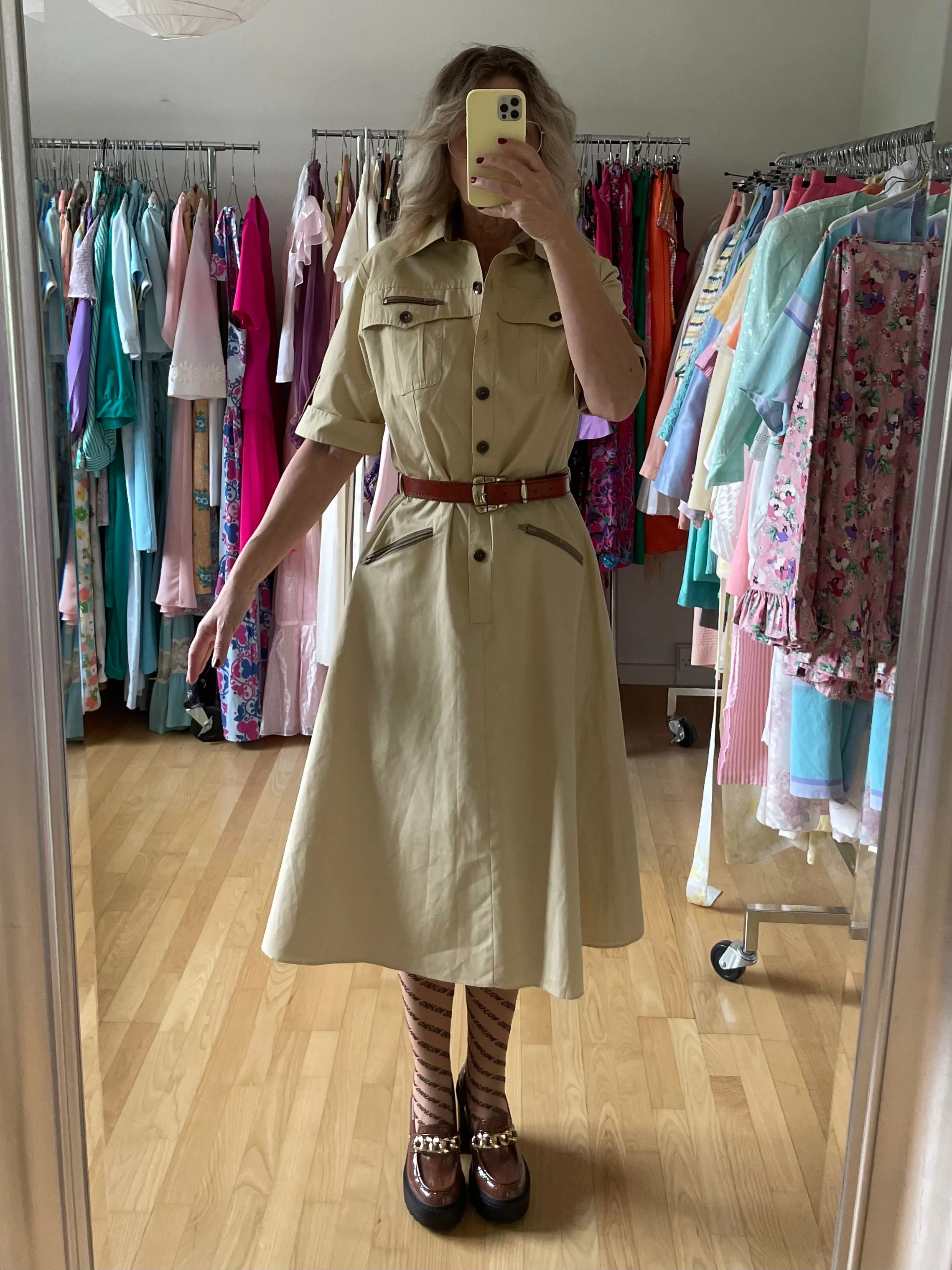 70s Shirt Dress