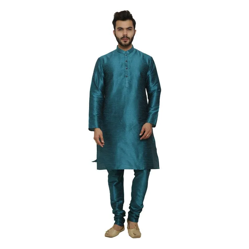 AAZ WEAR Traditional Kurta Pyjama Set for Men Ethnic Wear for Men Wedding /Pooja Occasion or Regular Use Kurta Set ROYAL BLUE