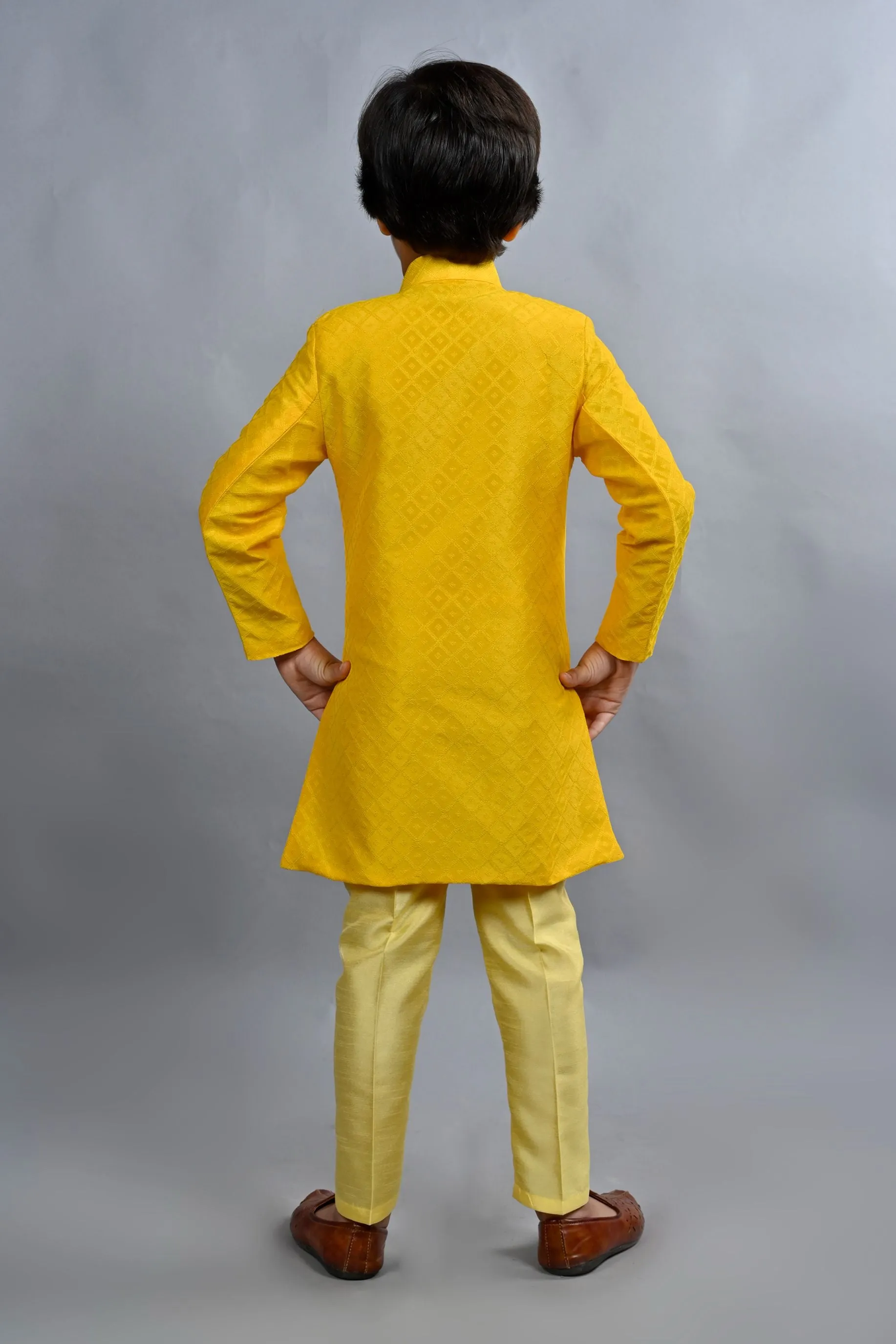 Ahhaaaa Traditional Party Wear Bollywood Style Indo-Western Sherwani for Boys