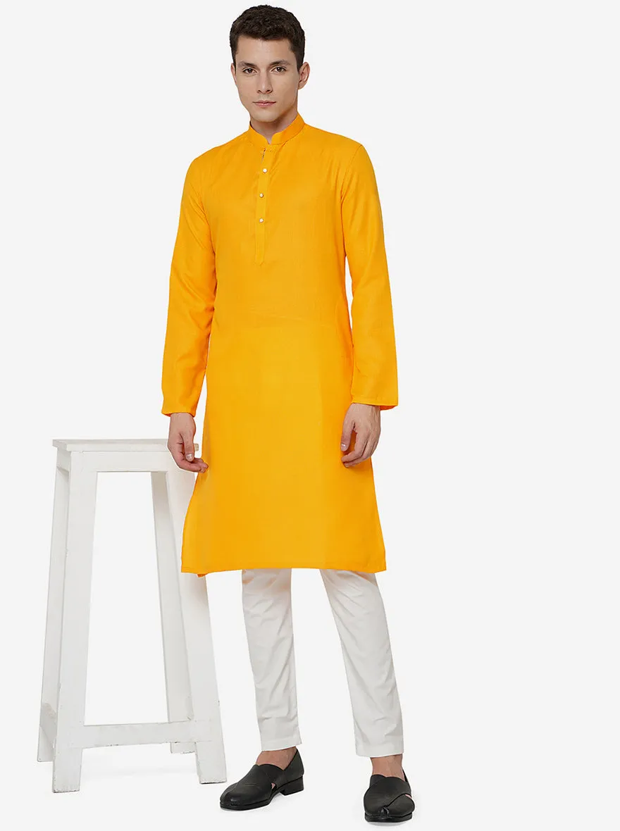 Amber Yellow Kurta | Azania