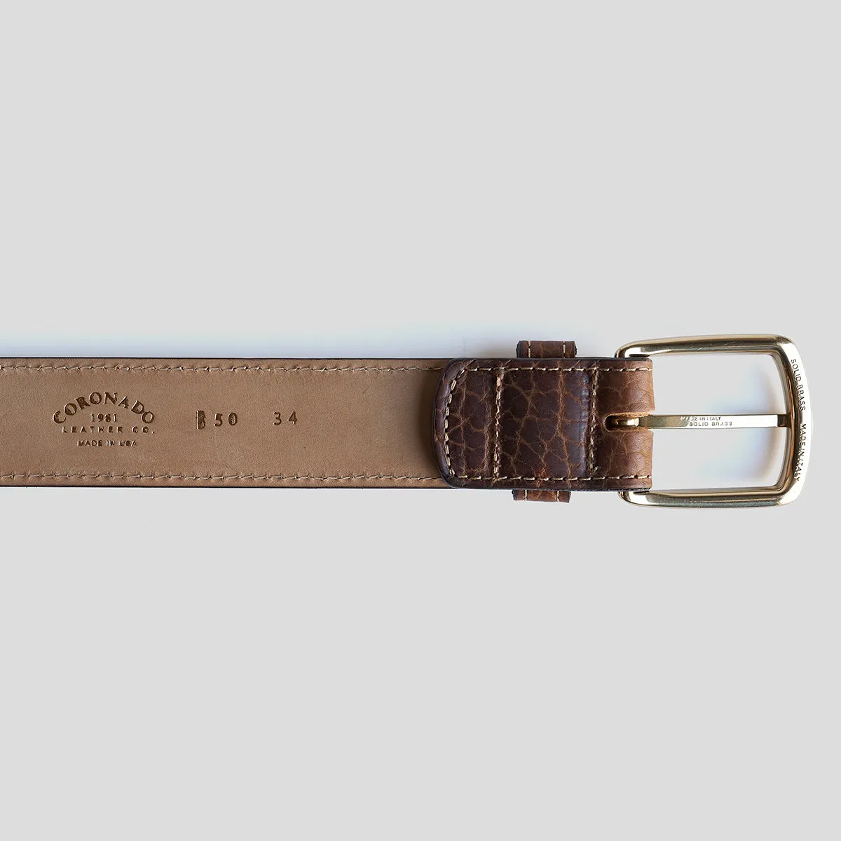 American Bison Executive Belt No.15 | Walnut