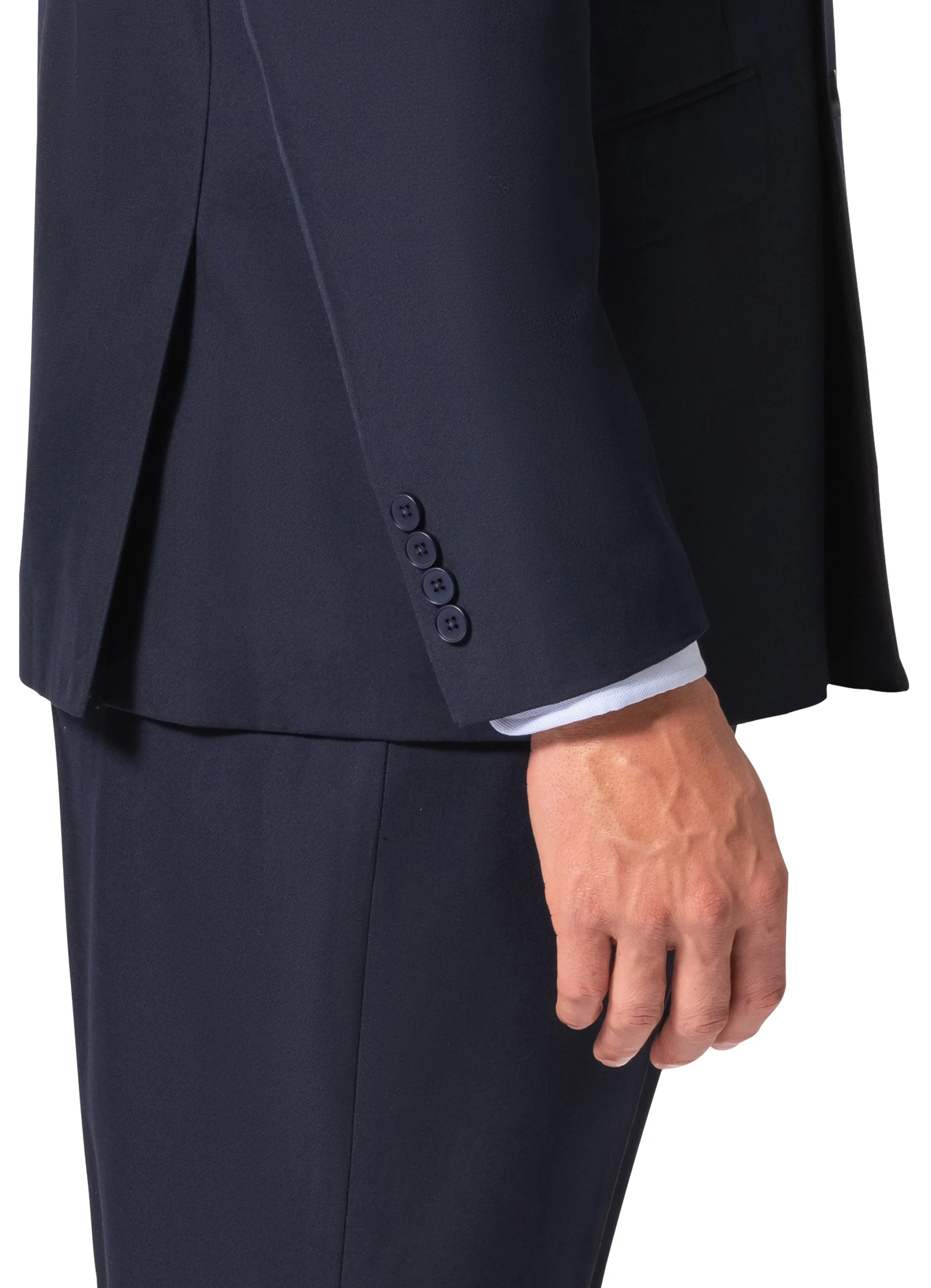 Berragamo A6732 D/B Modern Fit Suit - Navy