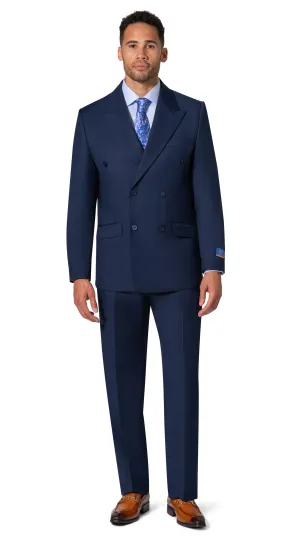 Berragamo A6732 D/B Slim Fit Suit - New Blue