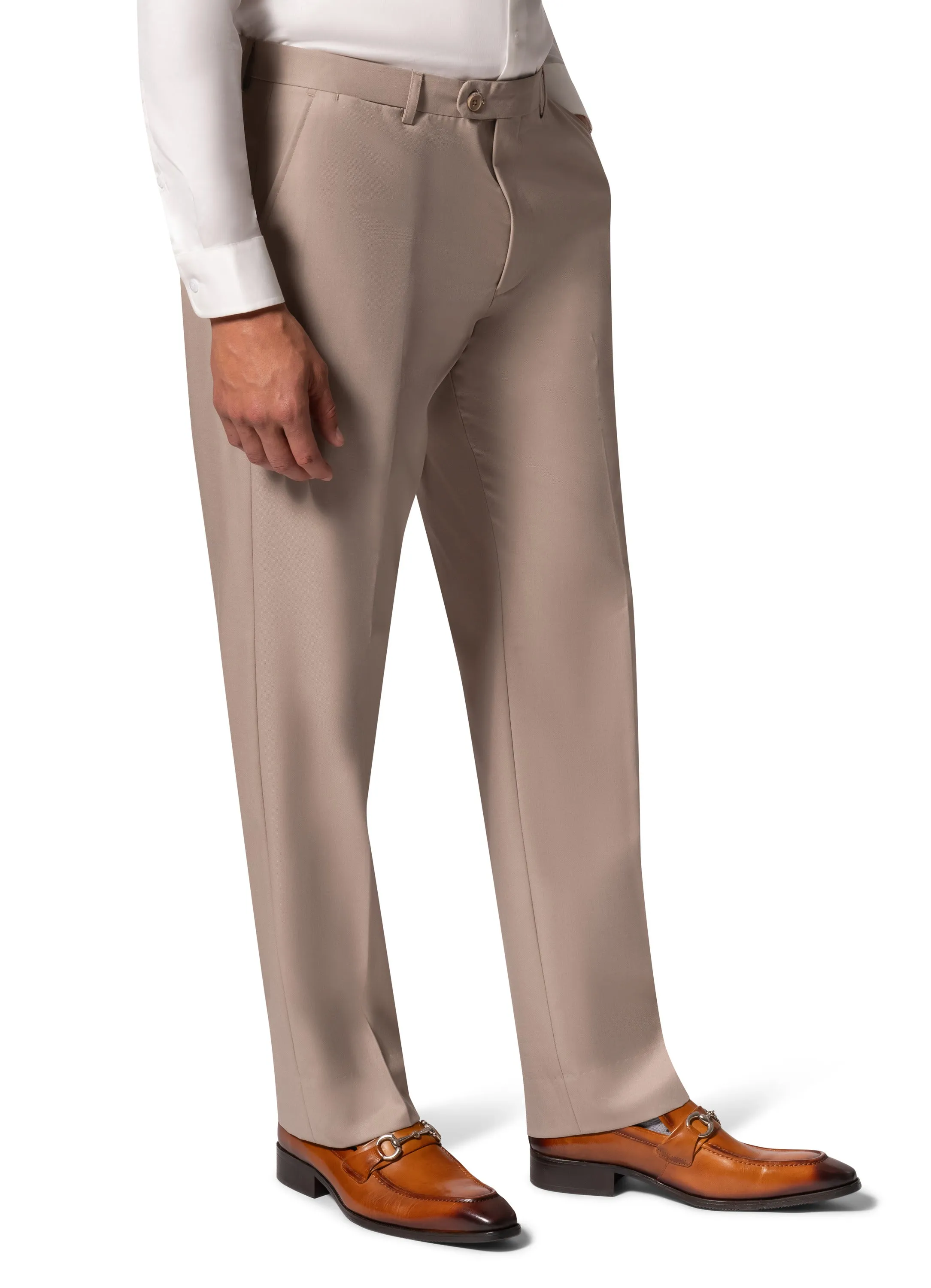 Berragamo A6732 D/B Slim Fit Suit - Tan