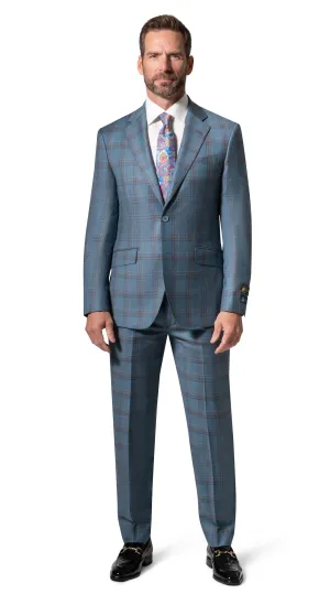 Berragamo Elegant - Faille Wool 10005.4100 S/B Slim Fit Suit