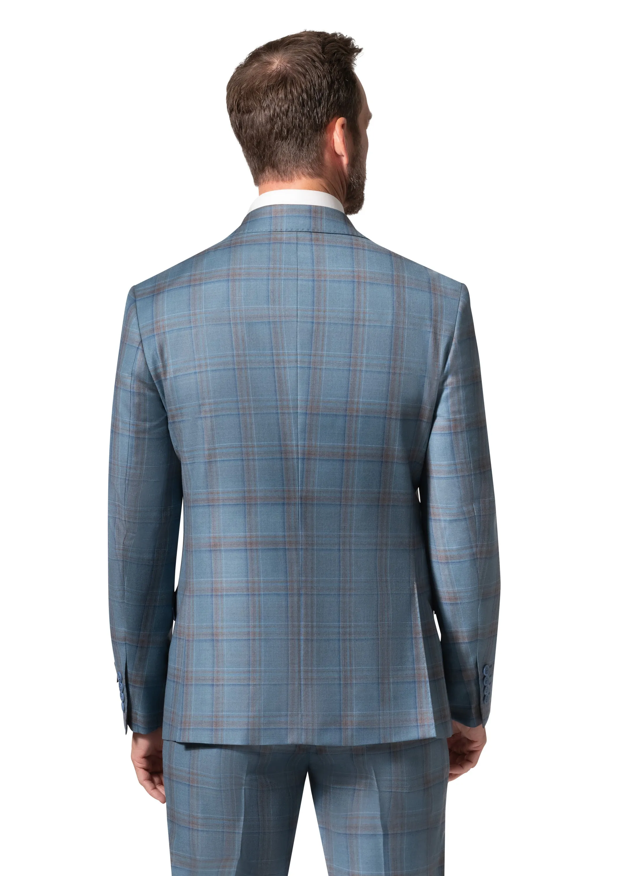 Berragamo Elegant - Faille Wool 10005.4100 S/B Slim Fit Suit