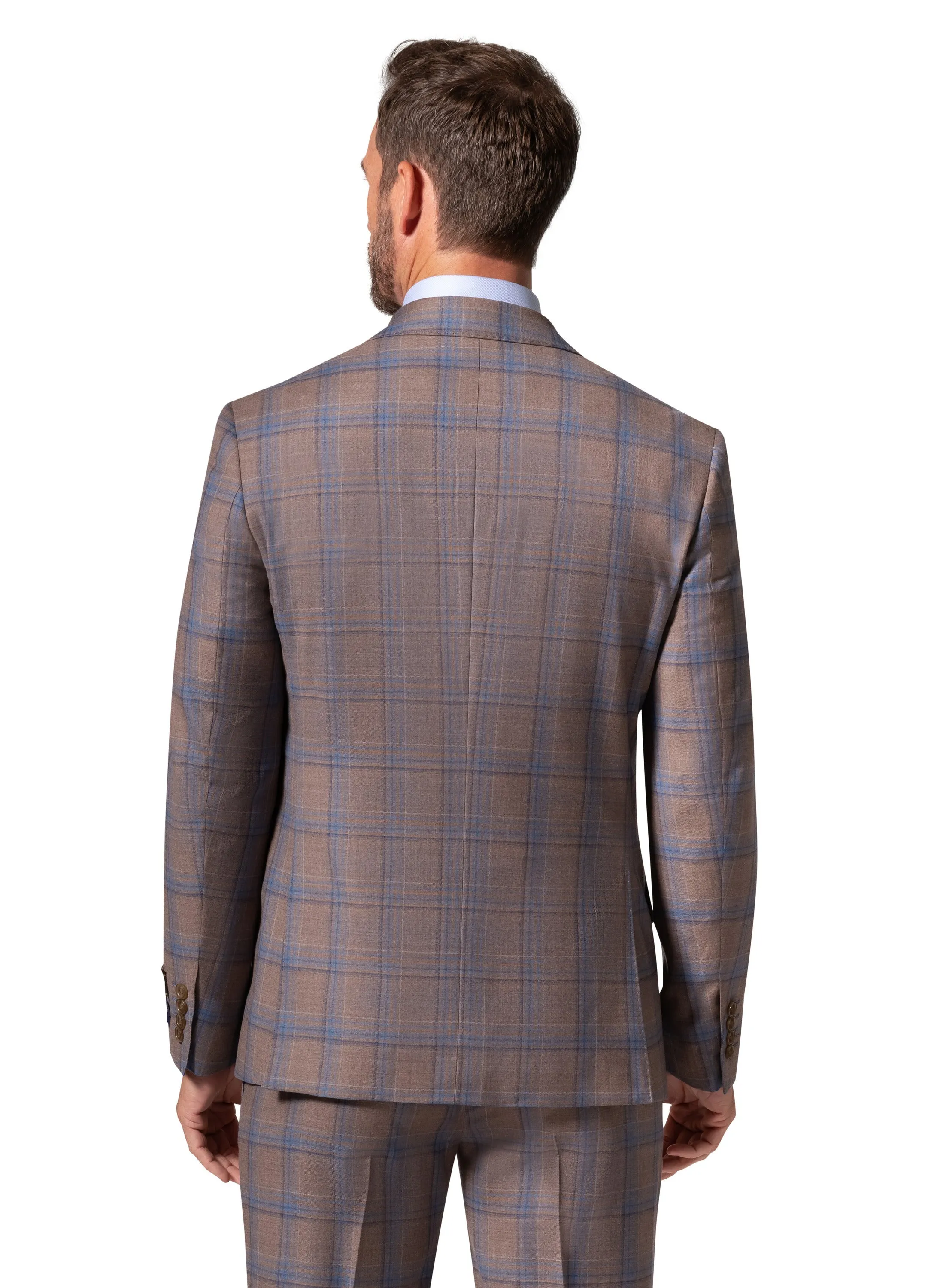 Berragamo Elegant - Faille Wool 10005.4100 S/B Slim Fit Suit