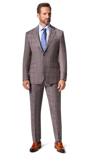 Berragamo Elegant - Faille Wool 10005.4100 S/B Slim Fit Suit