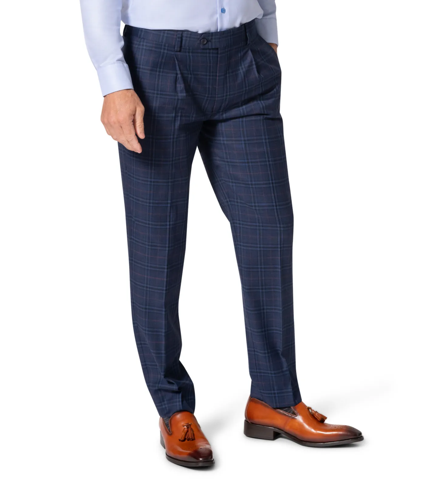 Berragamo Elegant - Faille Wool 10005.4101 D/B Slim Fit Suit