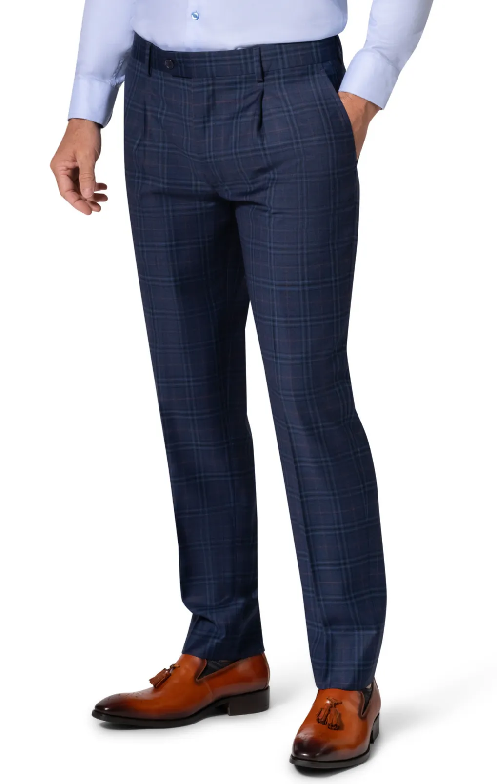 Berragamo Elegant - Faille Wool 10005.4101 D/B Slim Fit Suit