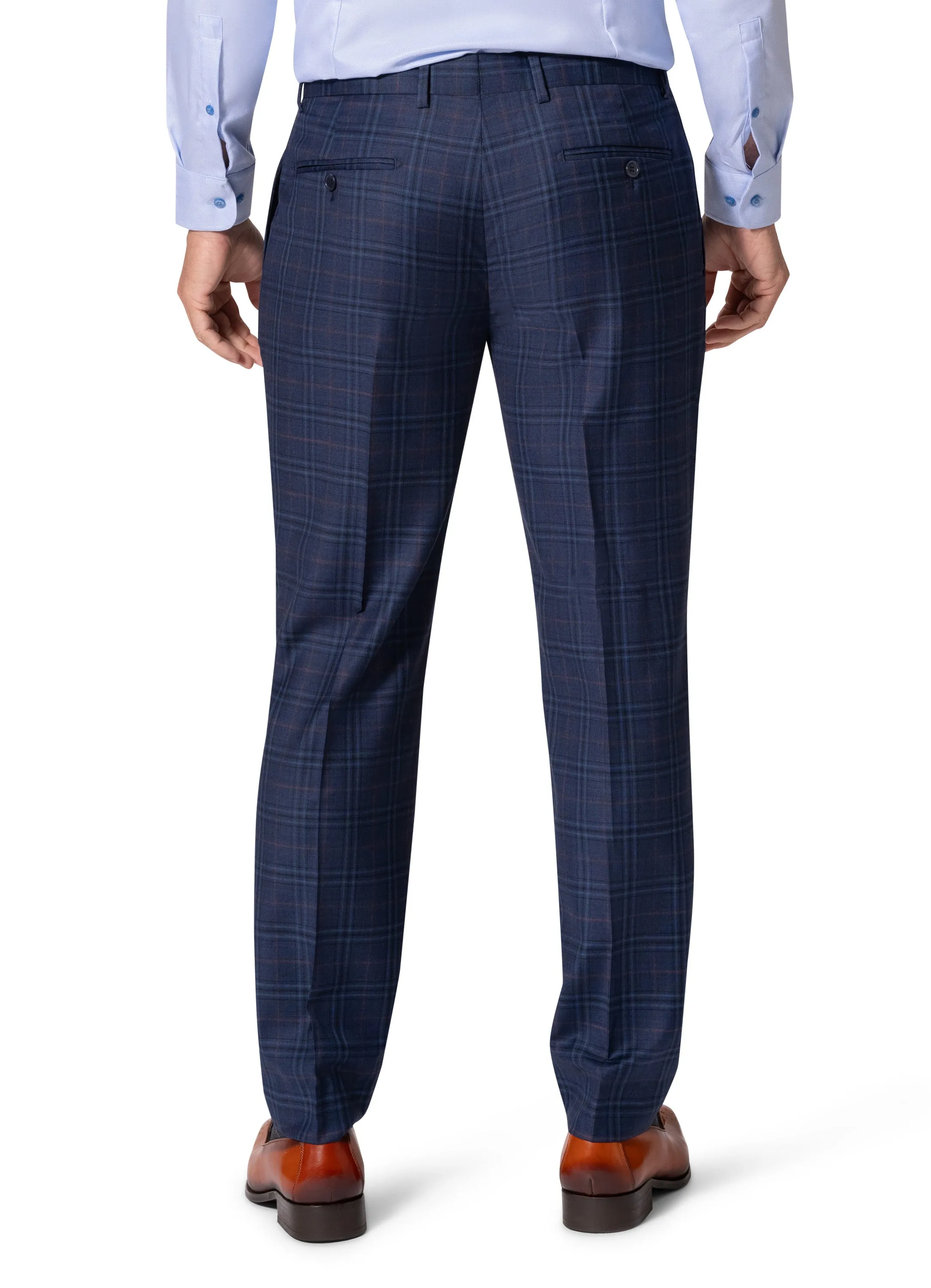 Berragamo Elegant - Faille Wool 10005.4101 D/B Slim Fit Suit