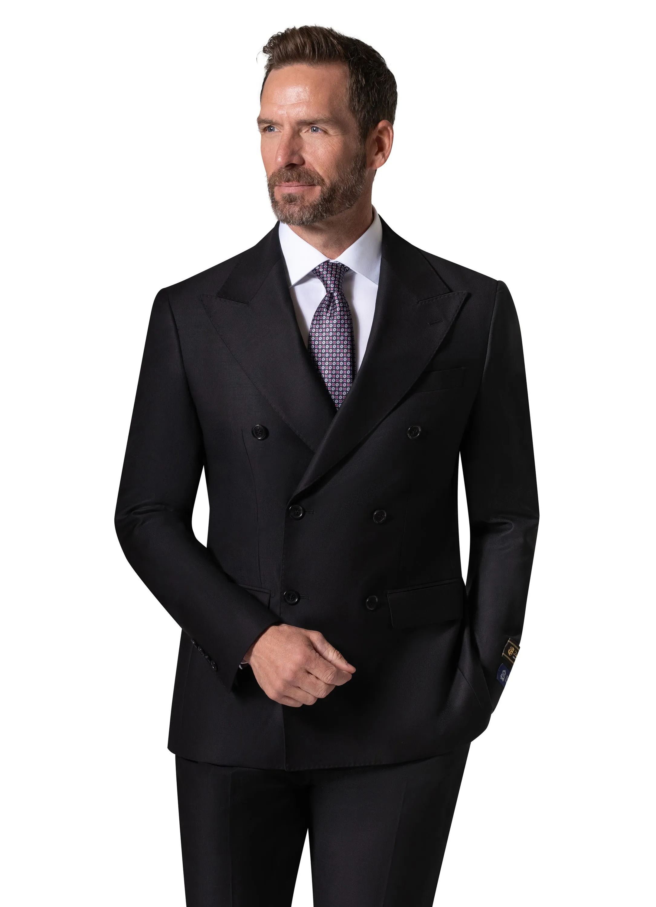 Berragamo Elegant - Faille Wool 10153.004 D/B Tuxedo