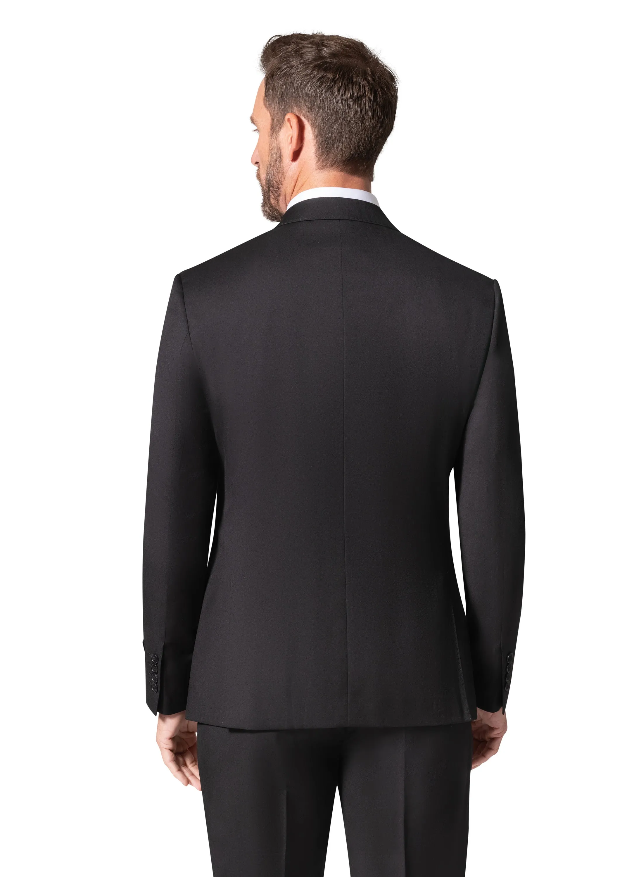 Berragamo - Reda | Modern Fit 2-Piece Solid Suit - Black