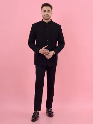 Black Jodhpuri Suit | TULA