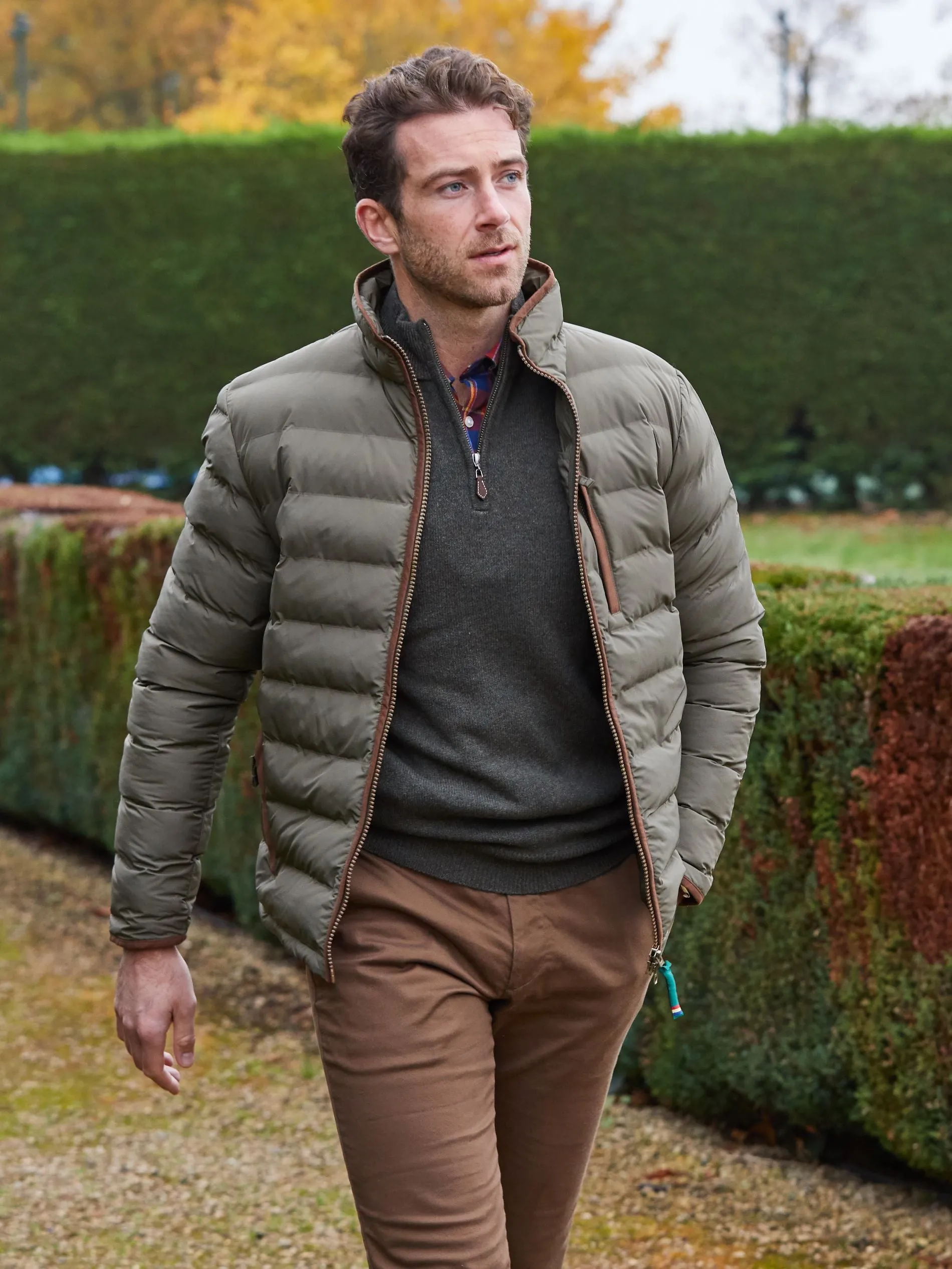 Calsall Men's Jacket In Olive