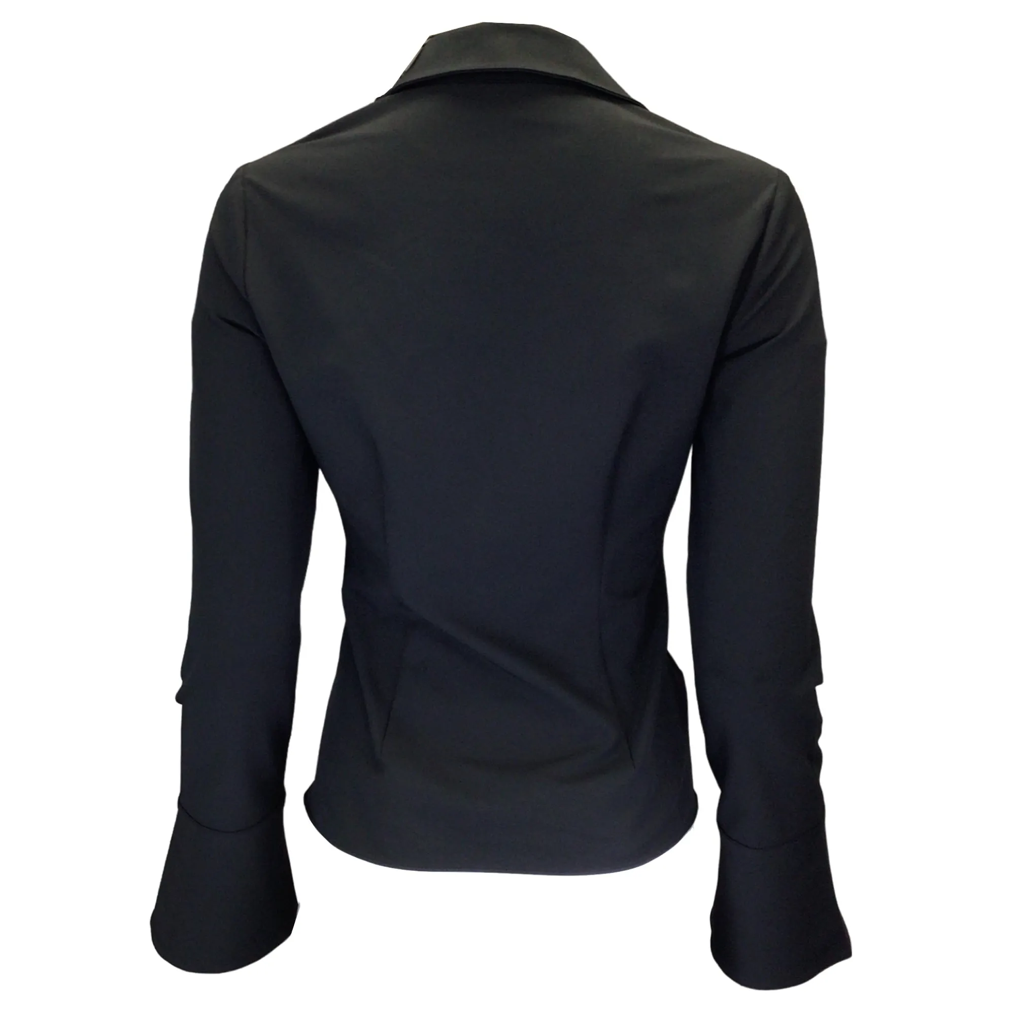 Cinq a Sept Black Mckenna Twist-Front Top