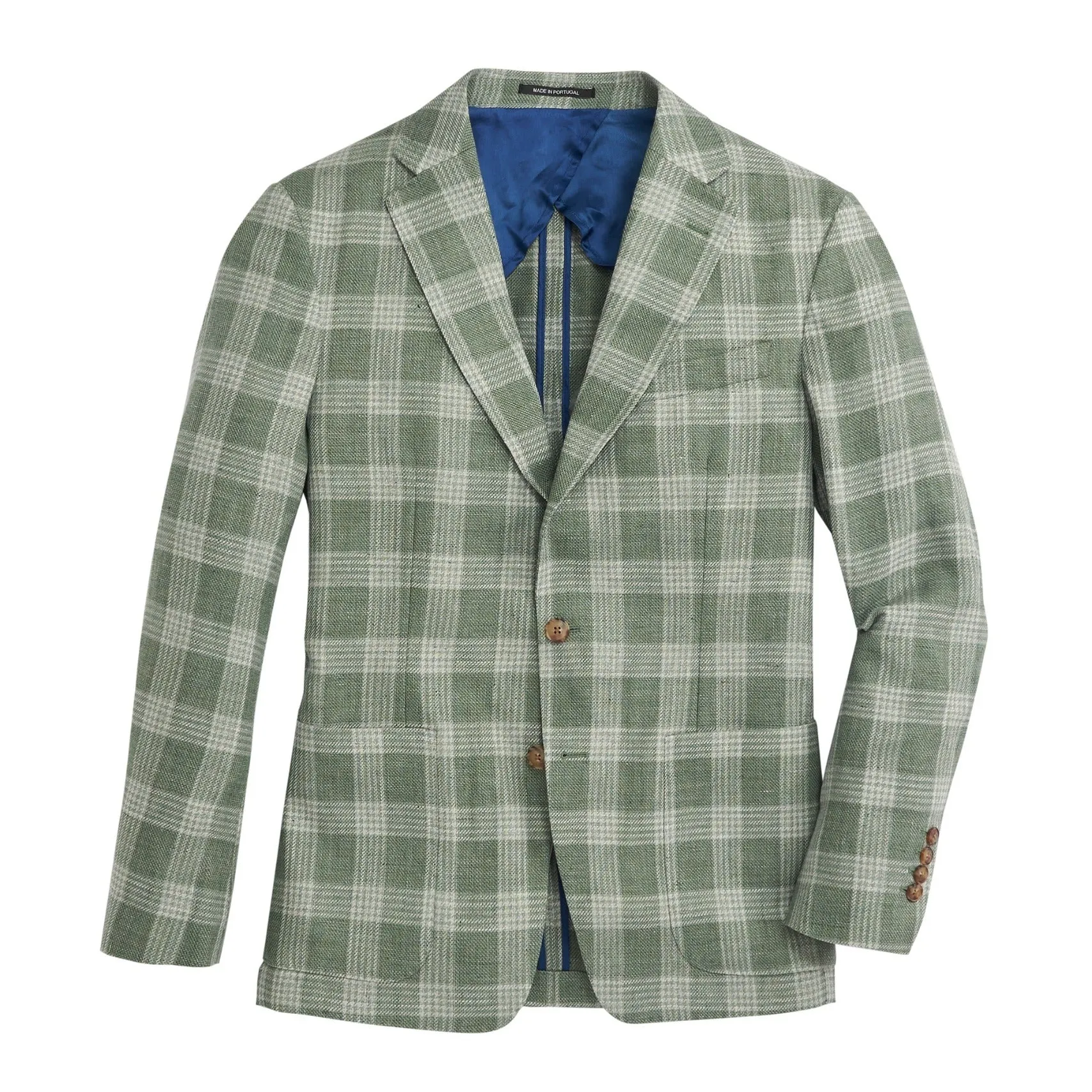 Drago Vintage Green Plaid Sport Coat