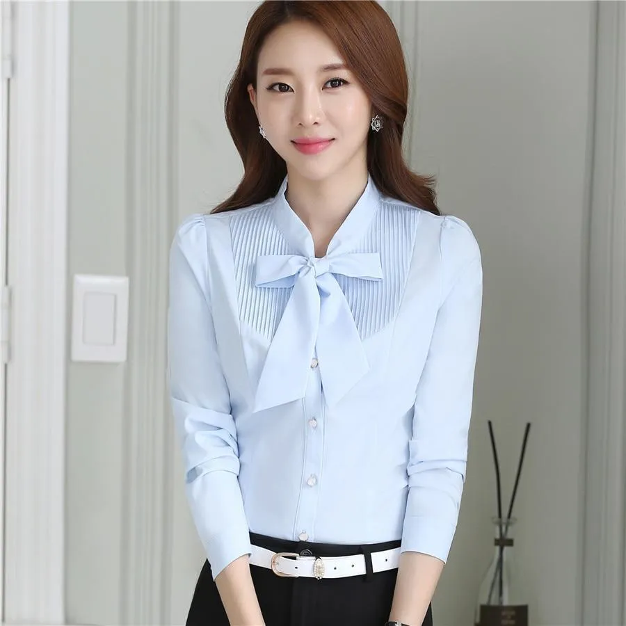 Dushicolorful Spring New professional  blouses