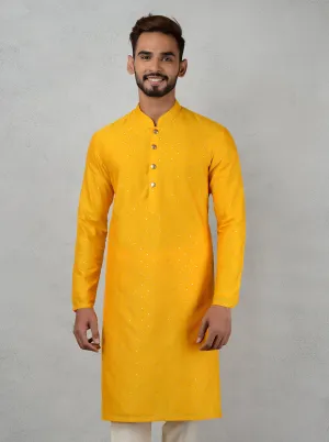 Haldi Yellow Kurta Set | TULA