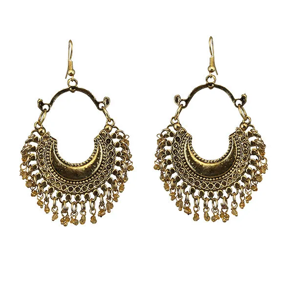 Jeweljunk Gold Plated Afghani Earrings