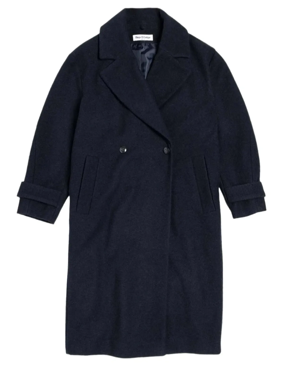 KINGS OF INDIGO Masako coat maritime blue unisex