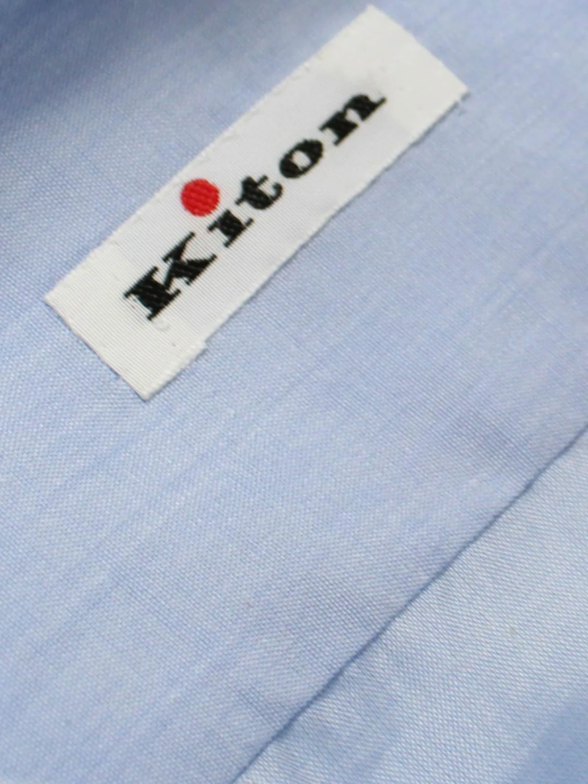 Kiton Dress Shirt Blue 40 - 15 3/4 SALE