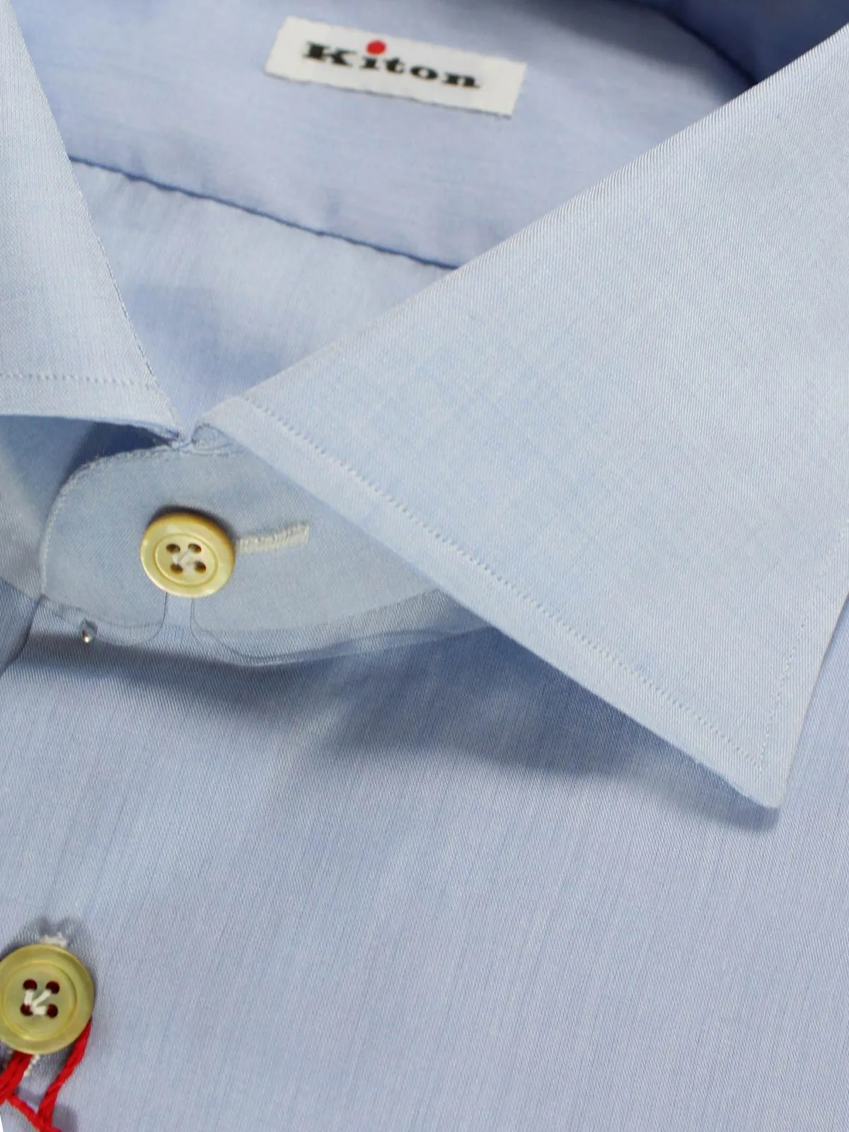 Kiton Dress Shirt Blue 40 - 15 3/4 SALE