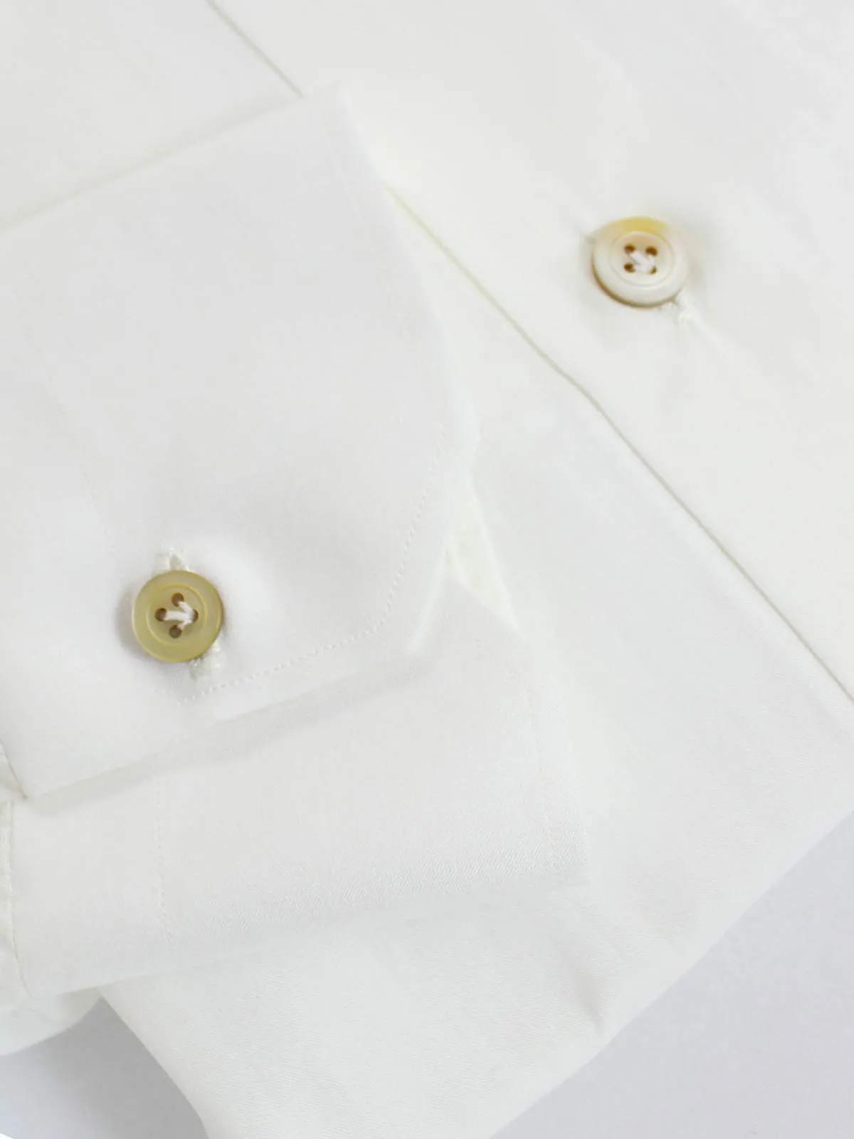 Kiton Dress Shirt White - Spread Collar 40 - 15 3/4 SALE