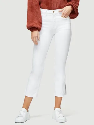 Le Sylvie Crop High Side Slit -- Blanc