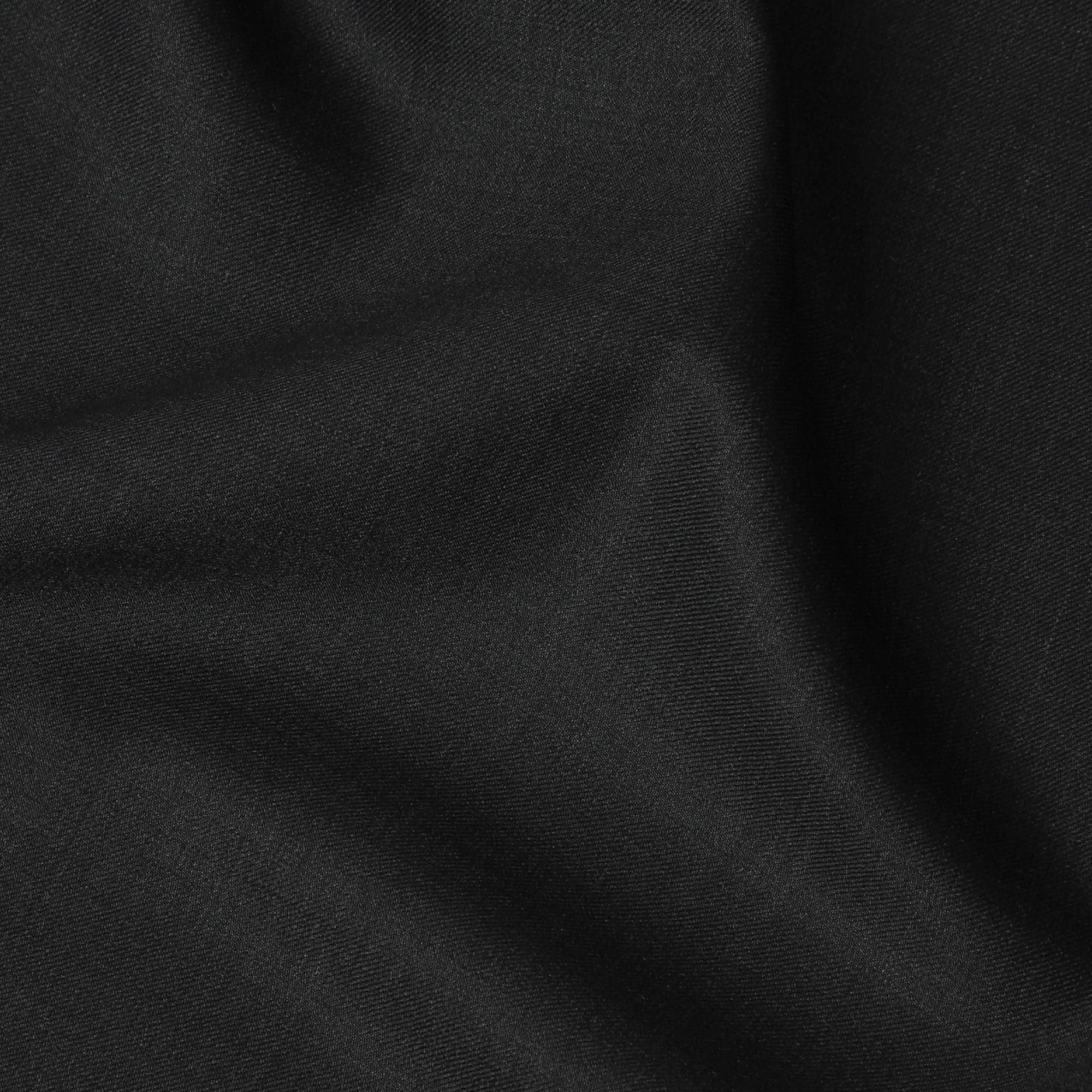 Luxurious Charcoal Black Super 150's Wool Fabric - Italian Weave Perfection, 150cm Wide - D18251