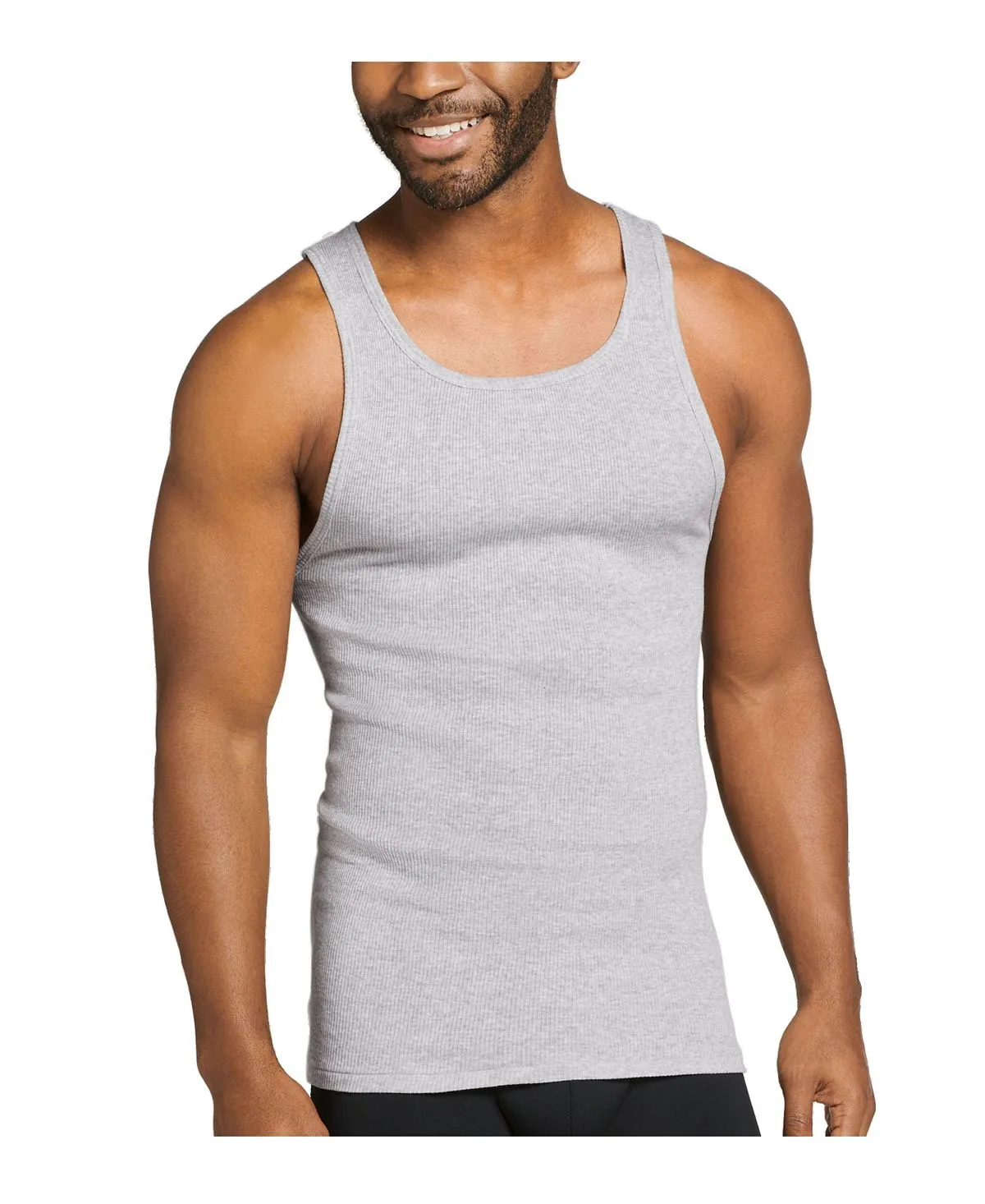 Men's Cotton Shirt Tank Top, Pack of 4 Jockey, multi