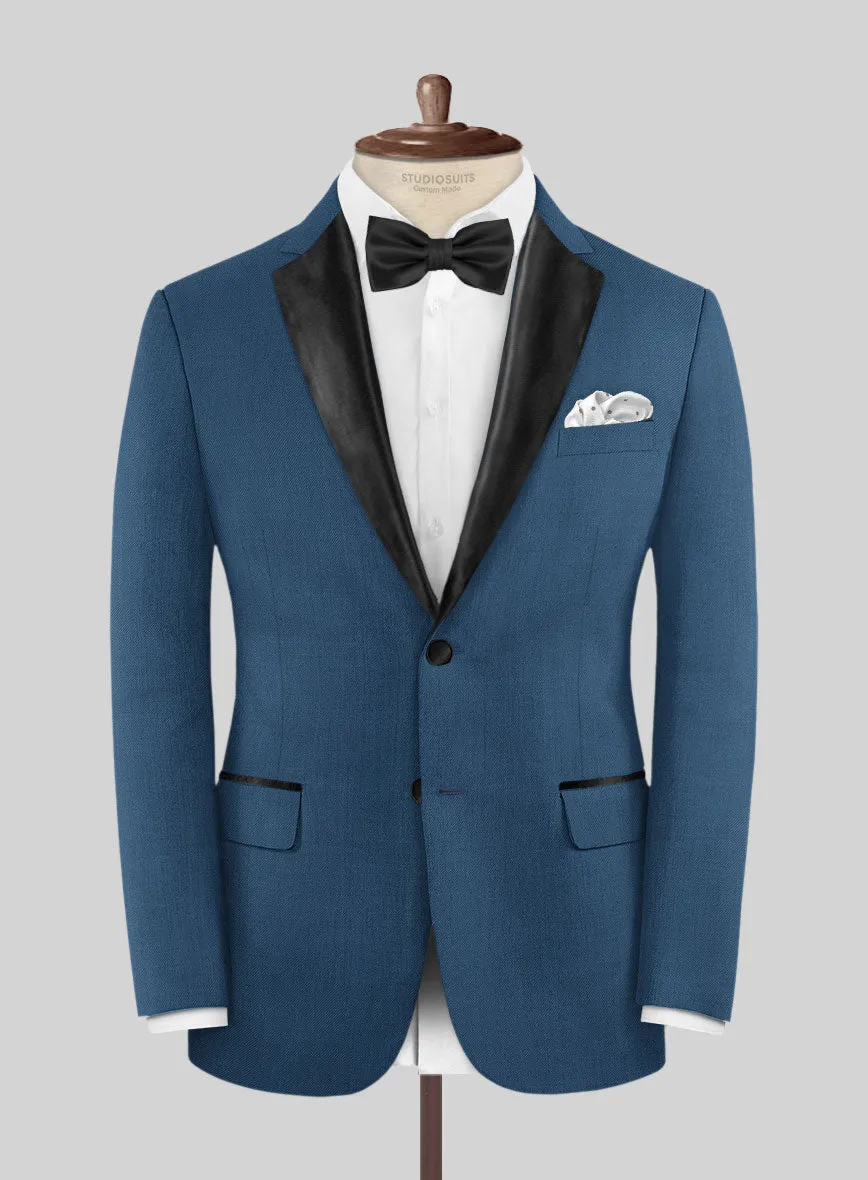 Napolean Casa Blue Wool Tuxedo Suit