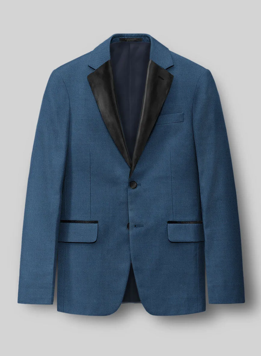 Napolean Casa Blue Wool Tuxedo Suit