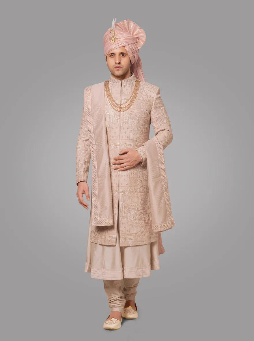 Onion Pink  Sherwani | TULA