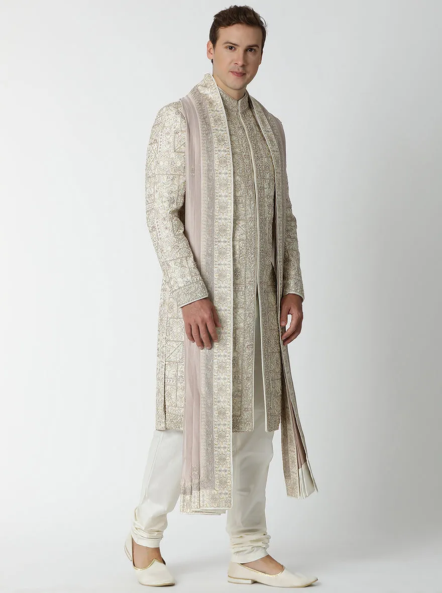 Orange Sherwani | TULA