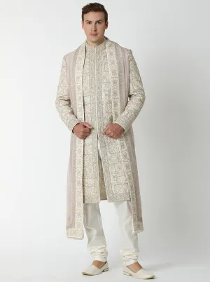 Orange Sherwani | TULA