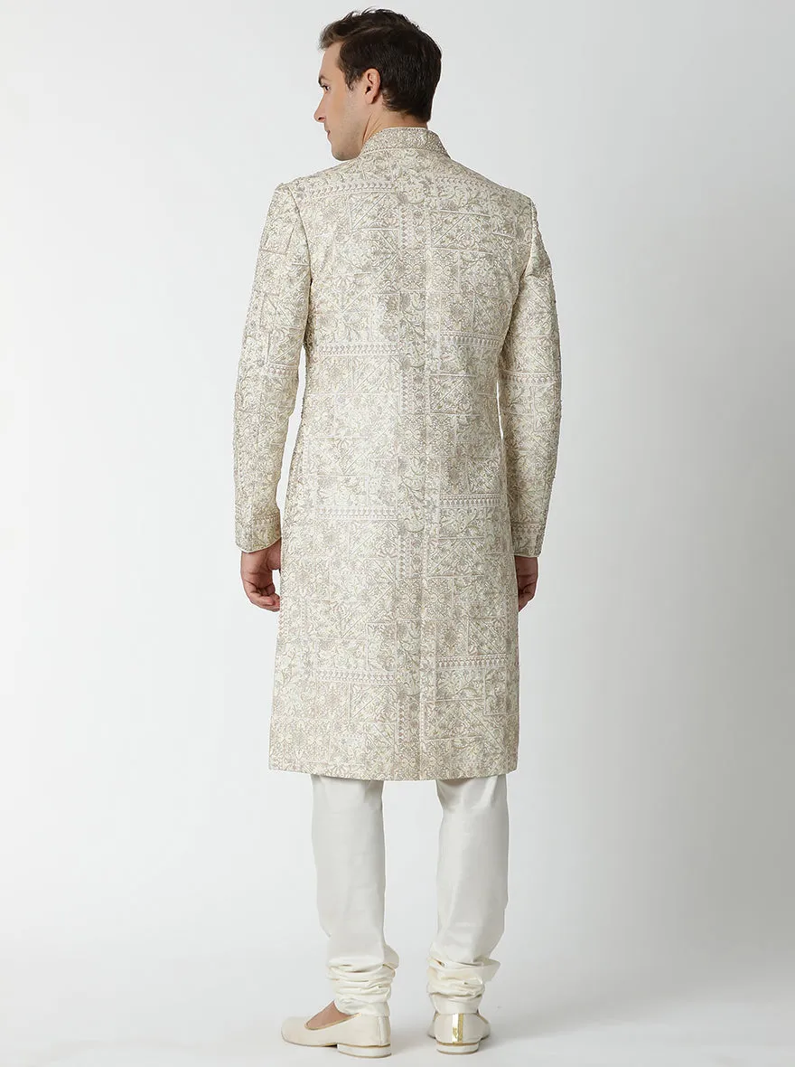 Orange Sherwani | TULA