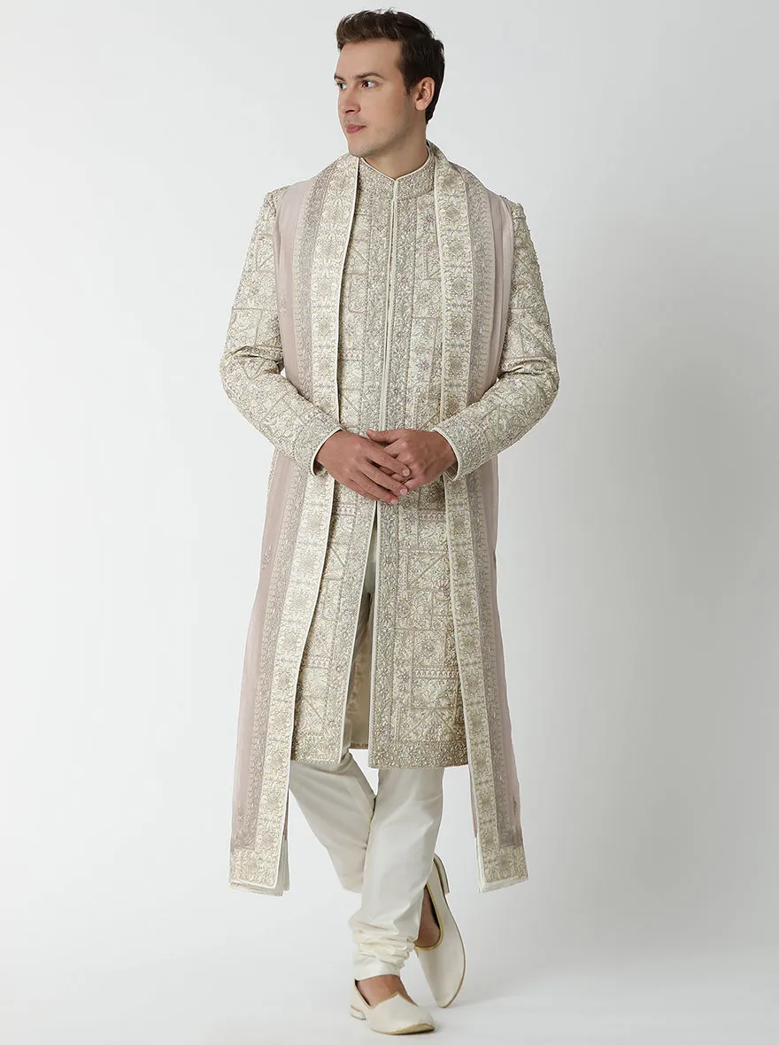 Orange Sherwani | TULA