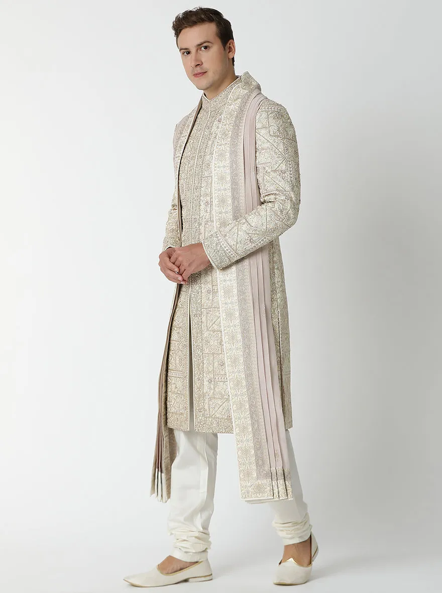 Orange Sherwani | TULA