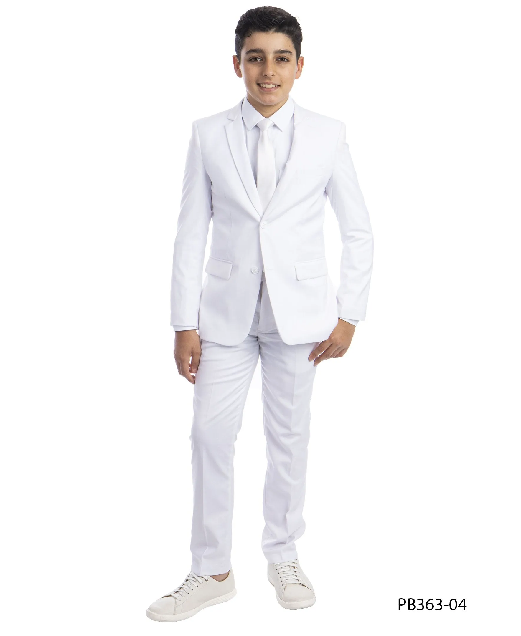 Perry Ellis Portfolio Solid 5-Piece Slim Fit Suit (Teens)