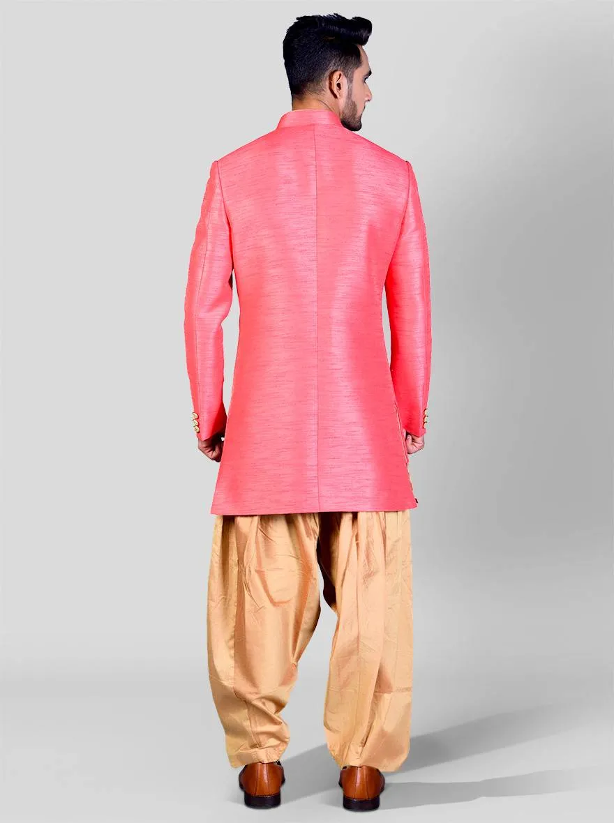 Pink Semi Indowestern | Azania