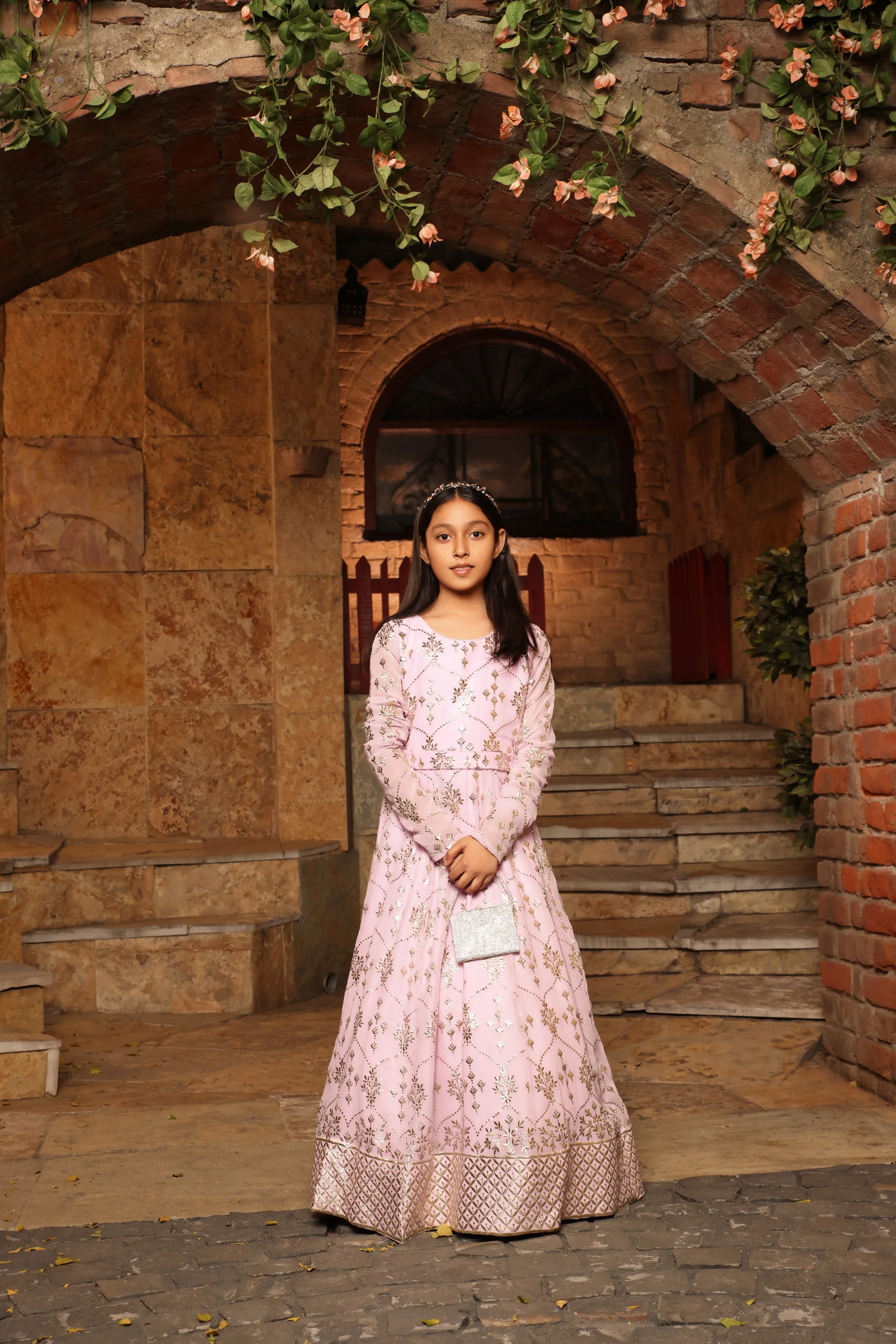 Pre Order: Lilac Embroidered Anarkali