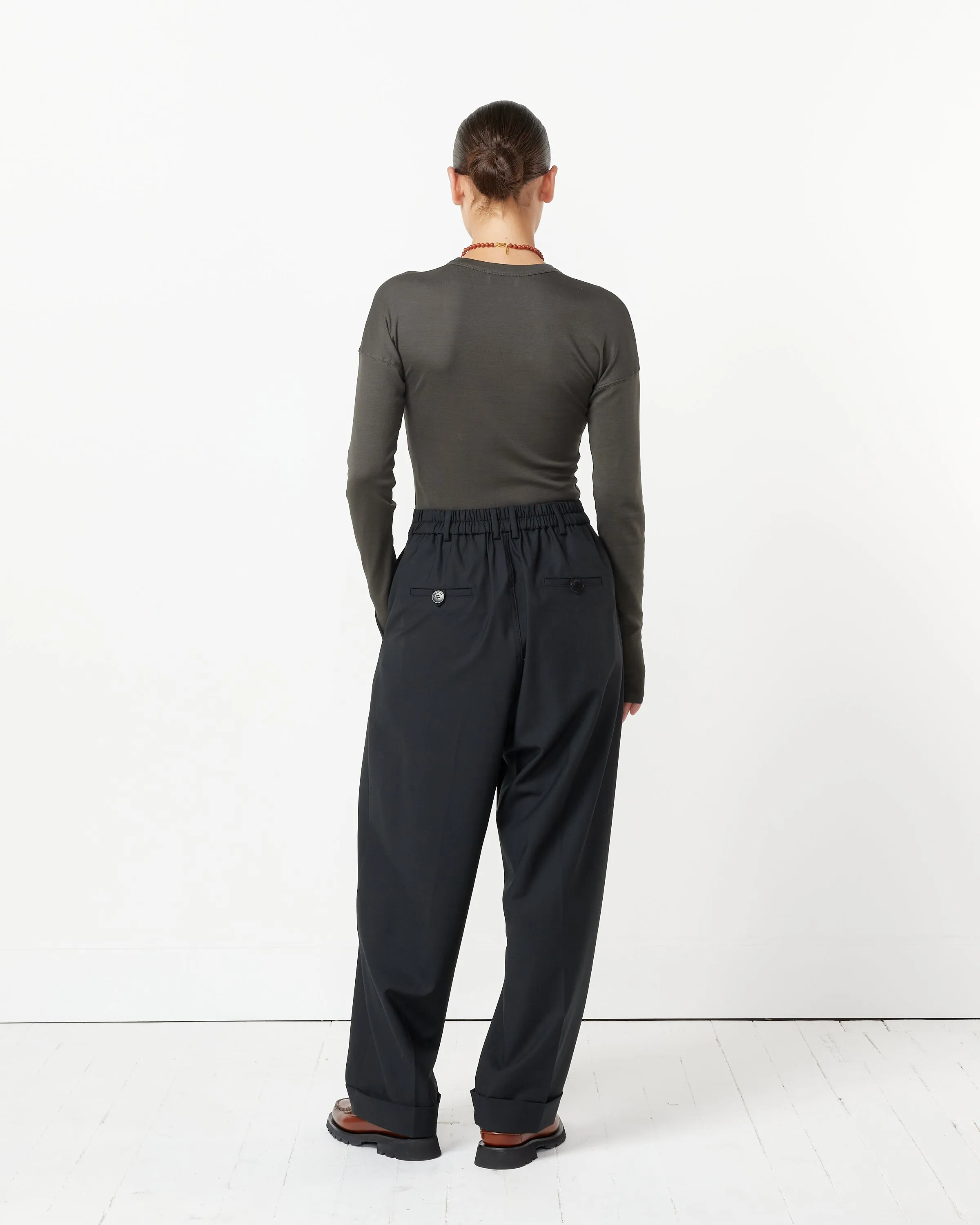 Tailoring Masculine Pants in Black