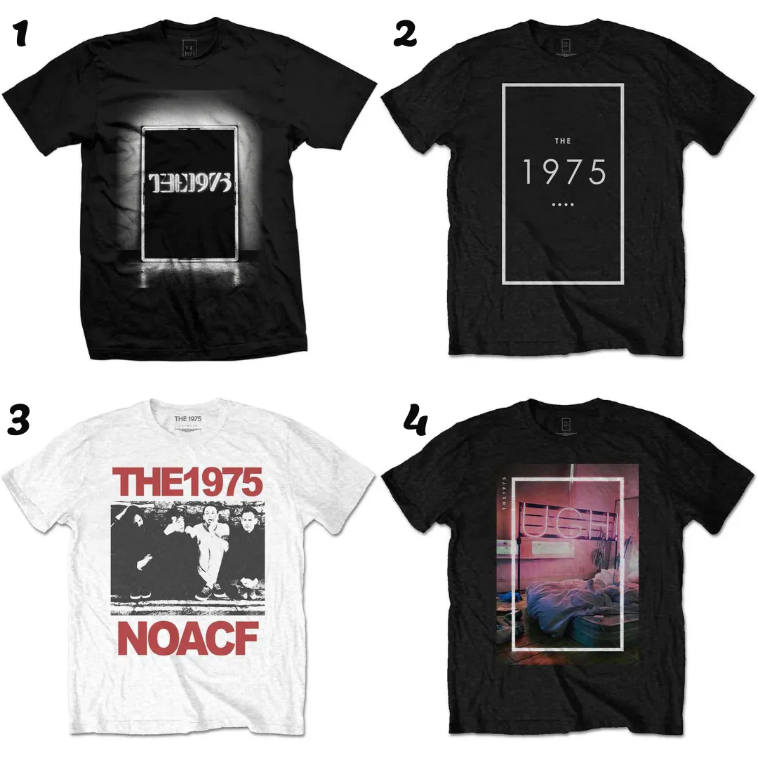 The 1975 T-shirts