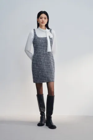 Tweed Pinafore Dress