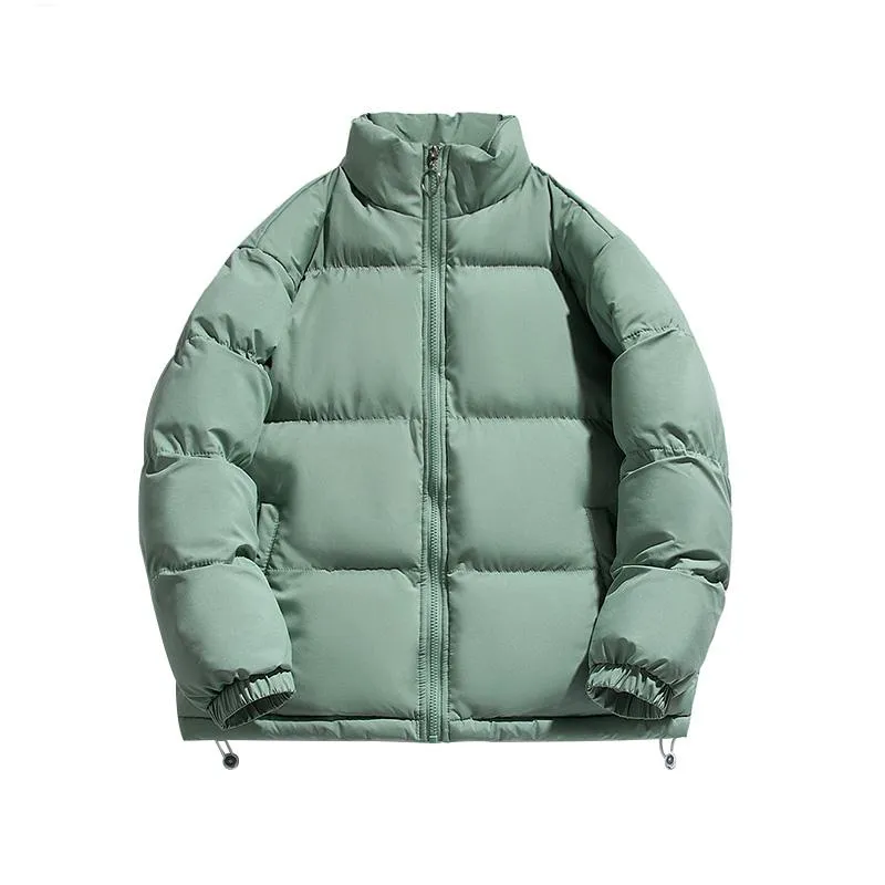 Versatile Stand-Up Collar Thickened Puffer Jacket