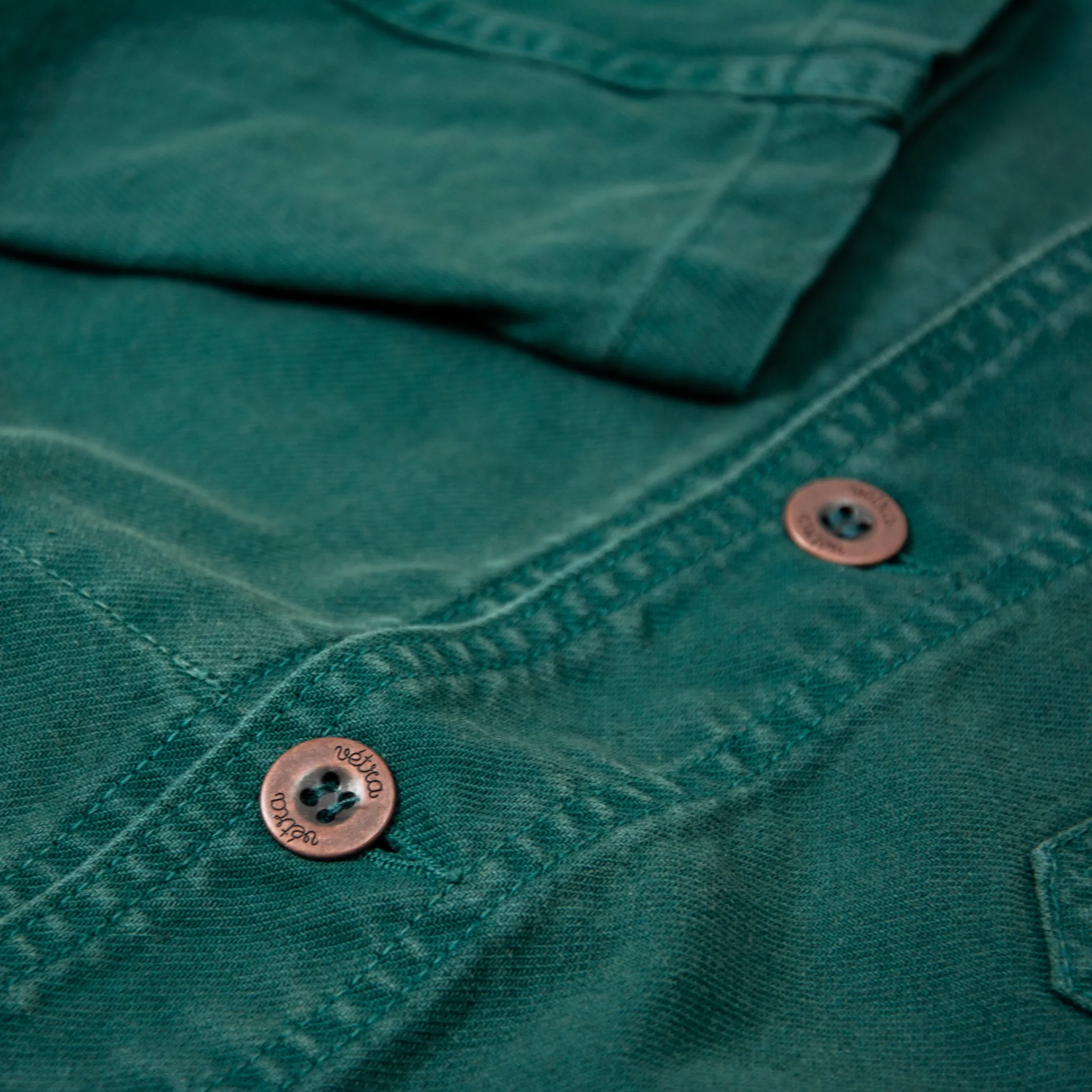 Vetra Twill Workwear Jacket Style 5c - Bottle Green