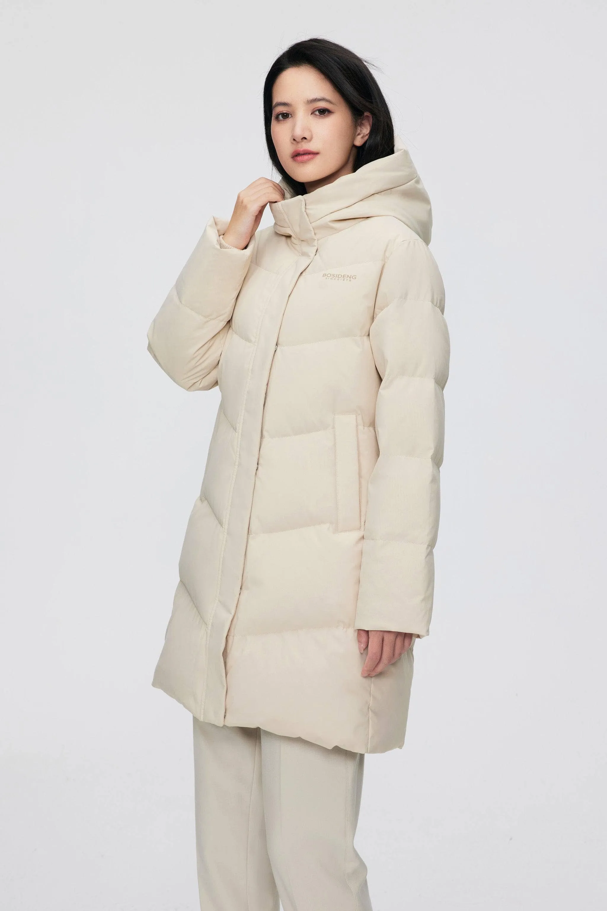 Women's Middle Length Down Coat 5124