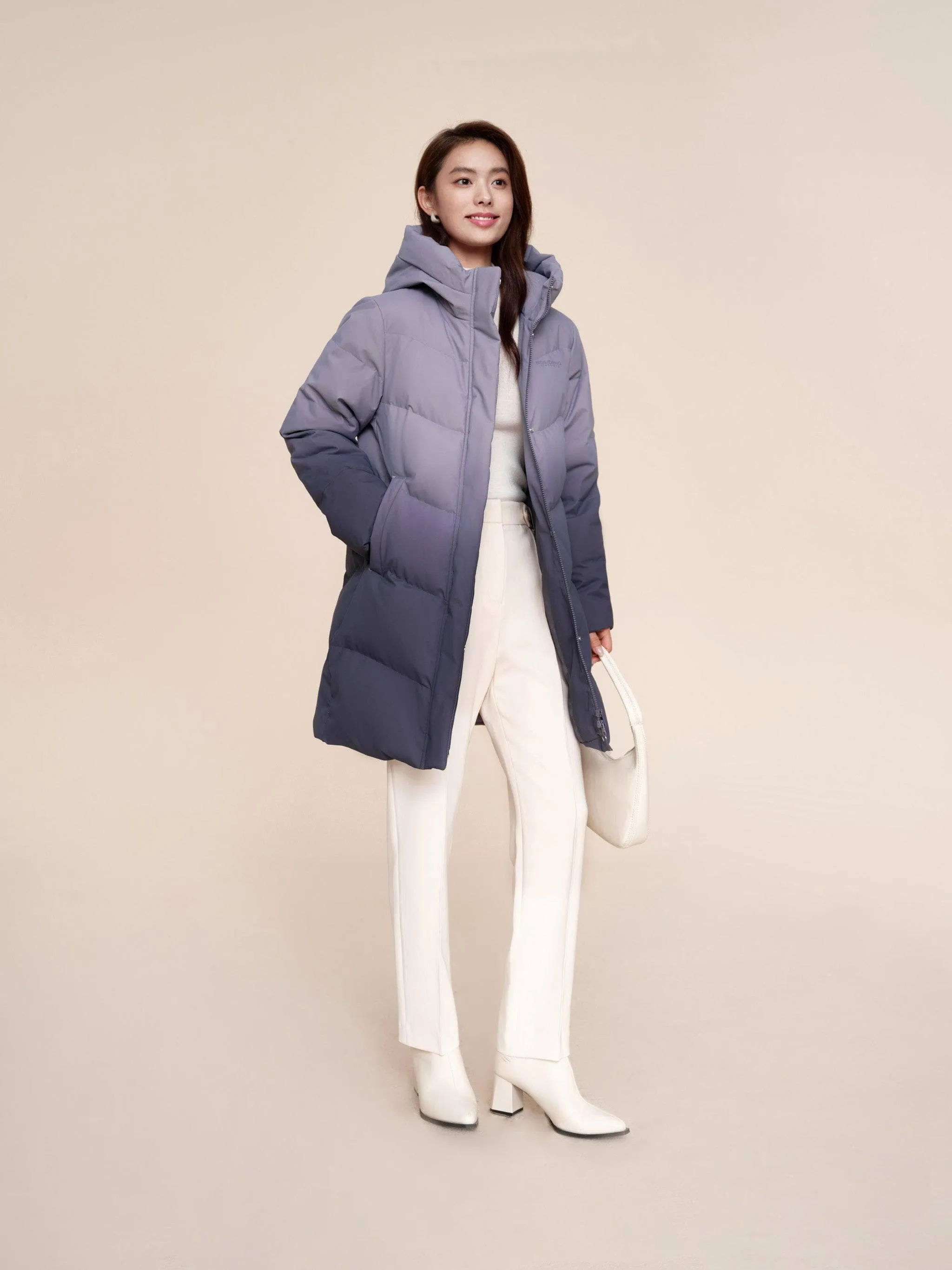 Women's Middle Length Down Coat 5124