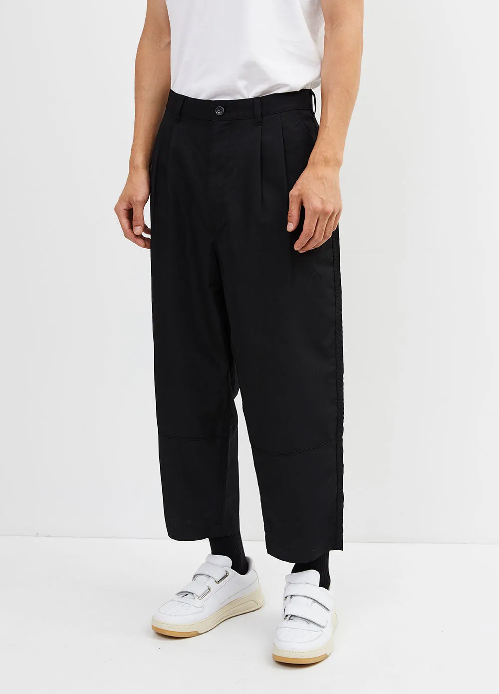 Wool Pleated Pants